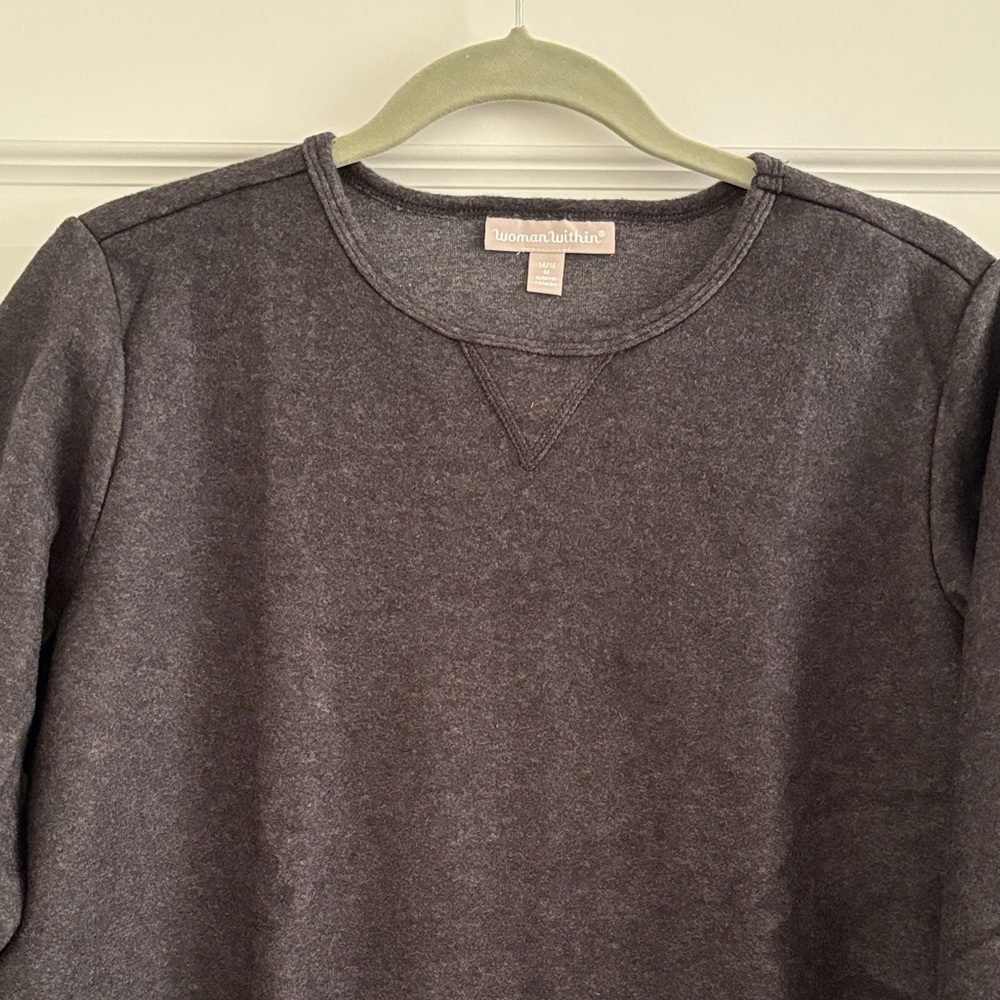 Fleece Woman Within Tunic Top